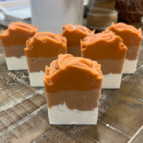 Brazillion clay soap is an all natural soap with various shades of color that comes from this gentle soothing clay that is rich in minerals. 