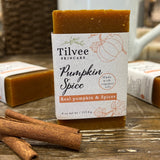 Pumpkin Spice Soap with real pumpkin and spices are the perfect way to bring in the season. 